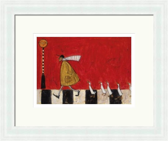 Crossing With Ducks by Sam Toft