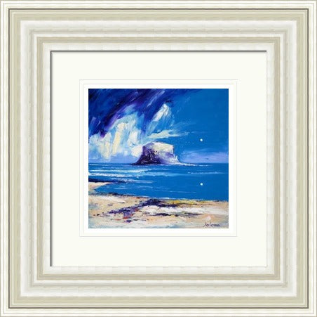Light Rain on the Bass Rock by Jolomo