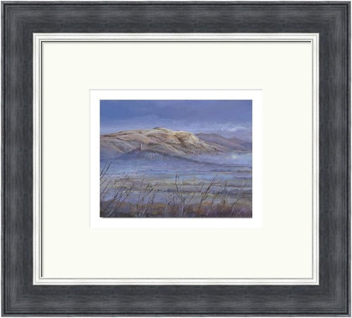 Misty Morning Wallace Monument and the Ochils by A Young