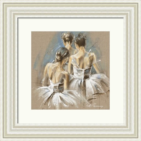 Ballerina White Dress IV by Kitty Meijering