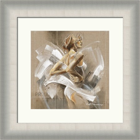 Ballerina White Dress I by Kitty Meijering