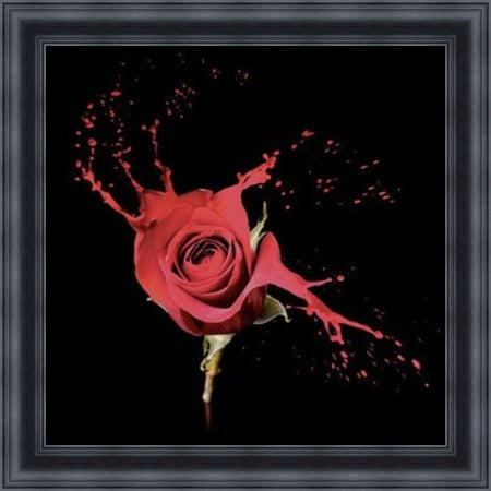 Red Rose Mini Liquid Art