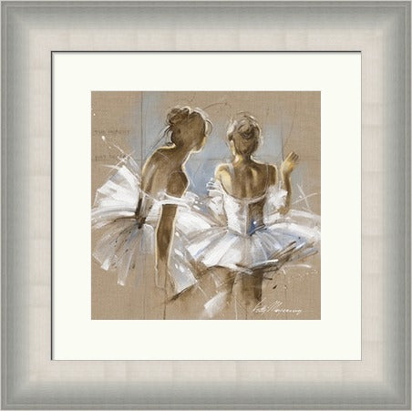 Ballerina White Dress II by Kitty Meijering