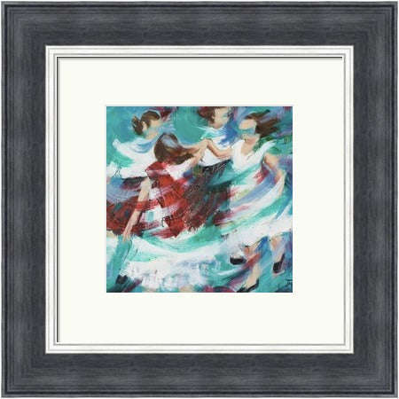 Swooshan Roon Ceilidh Dancers by Janet McCrorie