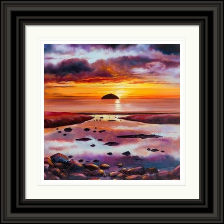 Scarlet Skies Ailsa Craig by Scott McGregor