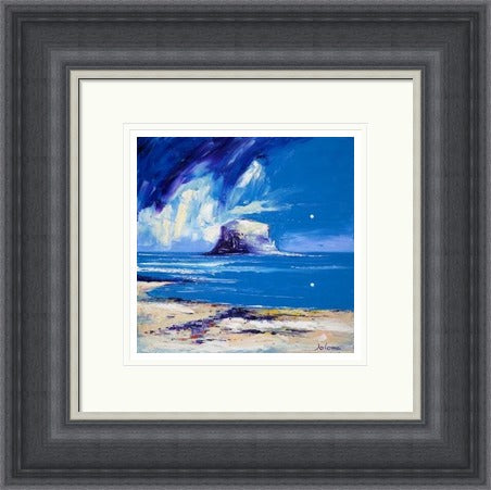 Light Rain on the Bass Rock by Jolomo