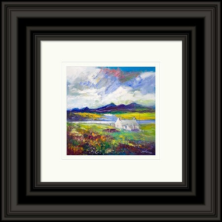 Crofthouse and Peat Stack, Isle of Lewis by John Lowrie Morrison Jolomo