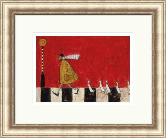 Crossing With Ducks by Sam Toft