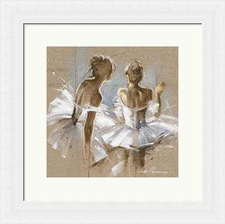 Ballerina White Dress II by Kitty Meijering