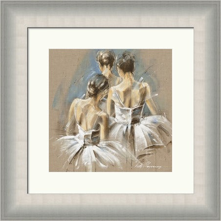 Ballerina White Dress IV by Kitty Meijering