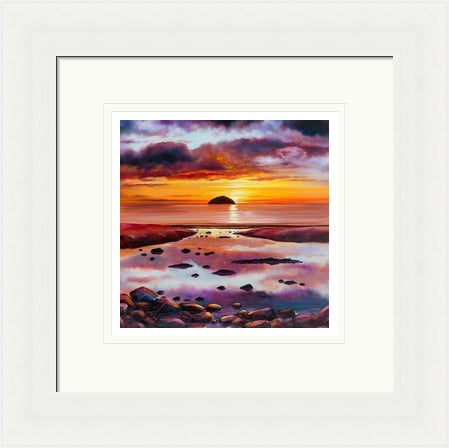 Scarlet Skies Ailsa Craig by Scott McGregor