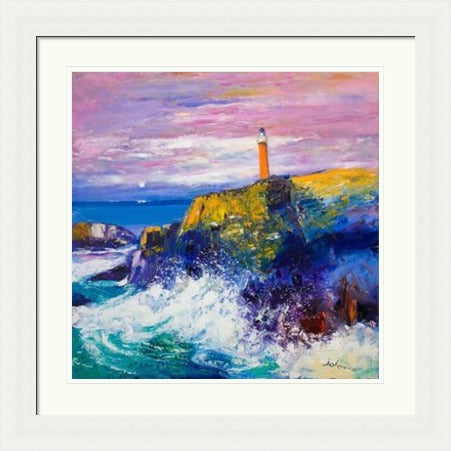 Big Swell, Butt of Lewis Lighthouse by John Lowrie Morrison Jolomo
