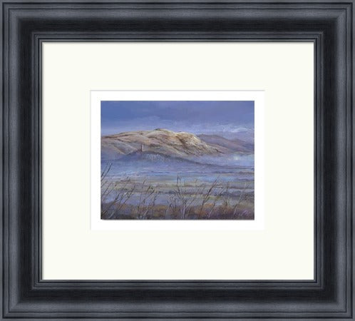 Misty Morning Wallace Monument and the Ochils by A Young