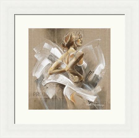 Ballerina White Dress I by Kitty Meijering