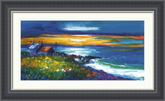 Sunset on a Lewis Shore by Jean Feeney