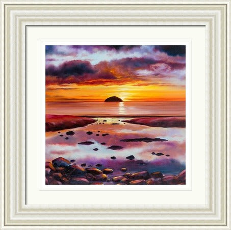 Scarlet Skies Ailsa Craig by Scott McGregor