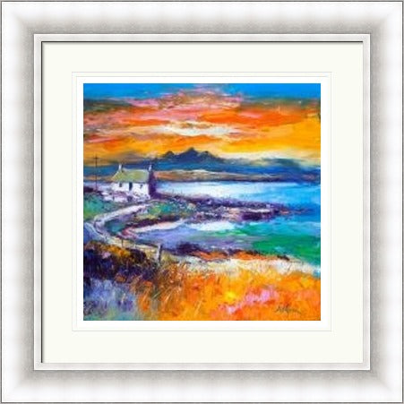A Jura Sunset From Port Nan Gallan, Keills by Jolomo