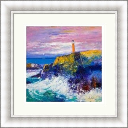 Big Swell, Butt of Lewis Lighthouse by John Lowrie Morrison Jolomo