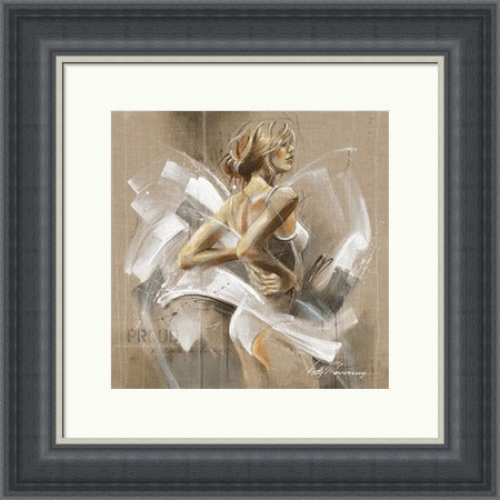 Ballerina White Dress I by Kitty Meijering