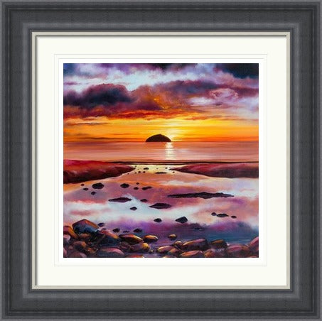 Scarlet Skies Ailsa Craig by Scott McGregor