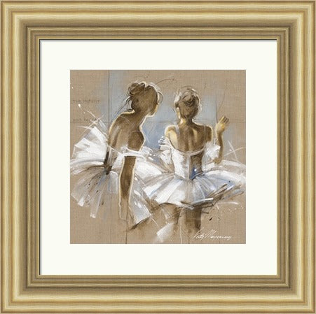 Ballerina White Dress II by Kitty Meijering