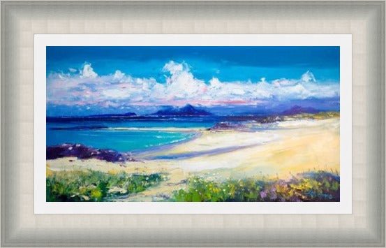 Isle of Rum Looking From Coll, Summerlight by John Lowrie Morrison (Jolomo)