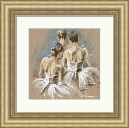 Ballerina White Dress IV by Kitty Meijering