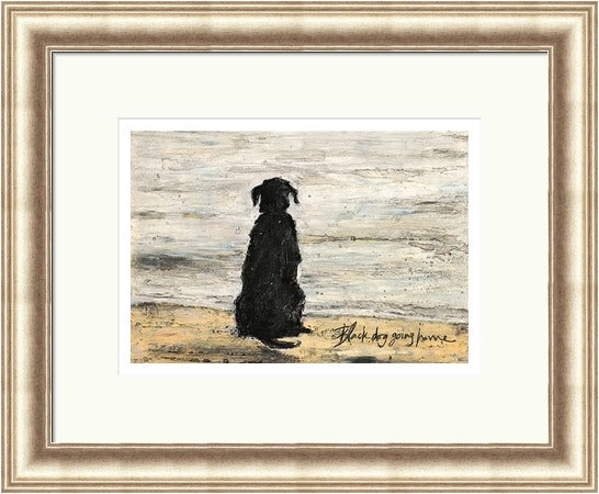 Black Dog Going Home by Sam Toft