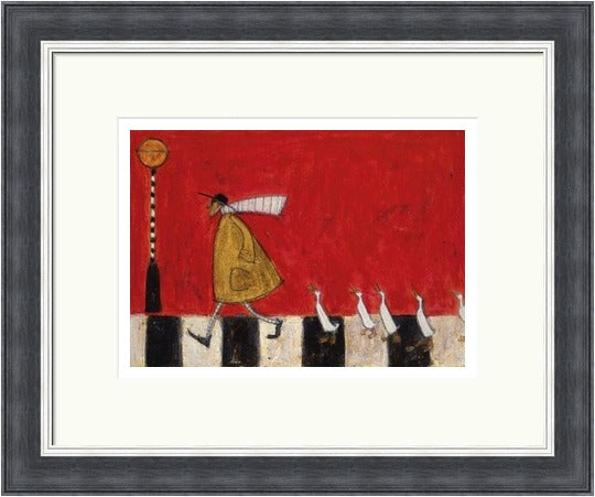 Crossing With Ducks by Sam Toft