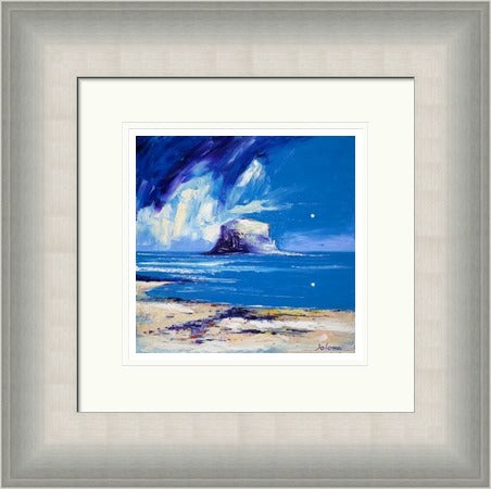 Light Rain on the Bass Rock by Jolomo