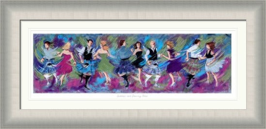 Sporrans and Dancing Shoes Ceilidh Dancing Art Print by Janet McCrorie