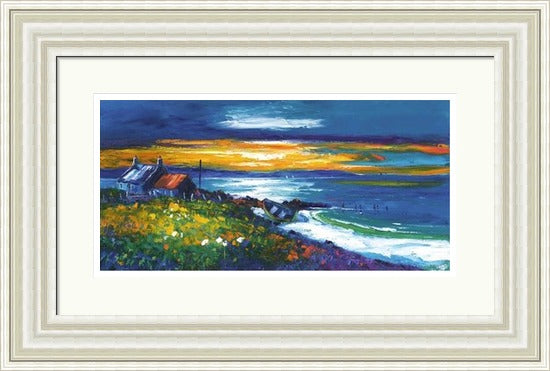 Sunset on a Lewis Shore by Jean Feeney