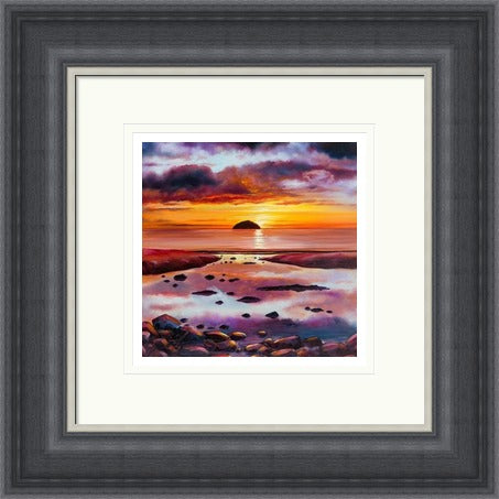 Scarlet Skies Ailsa Craig by Scott McGregor