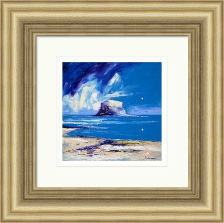 Light Rain on the Bass Rock by Jolomo