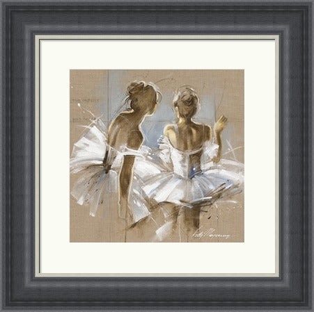 Ballerina White Dress II by Kitty Meijering