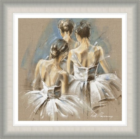 Ballerina White Dress IV by Kitty Meijering