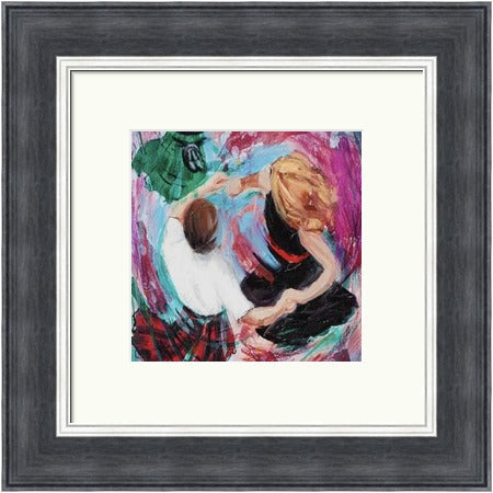 Flyin Roon Ceilidh Dancers by Janet McCrorie