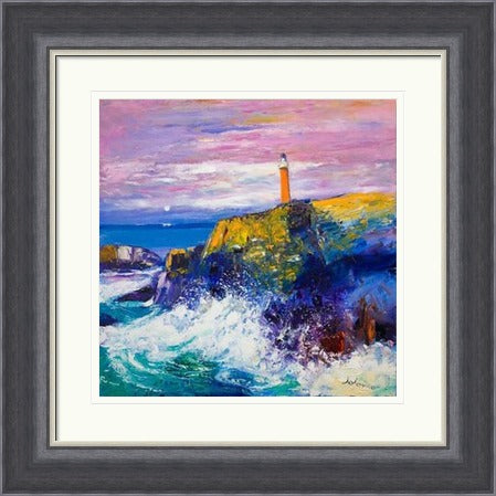 Big Swell, Butt of Lewis Lighthouse by John Lowrie Morrison Jolomo