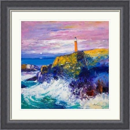 Big Swell, Butt of Lewis Lighthouse by John Lowrie Morrison Jolomo