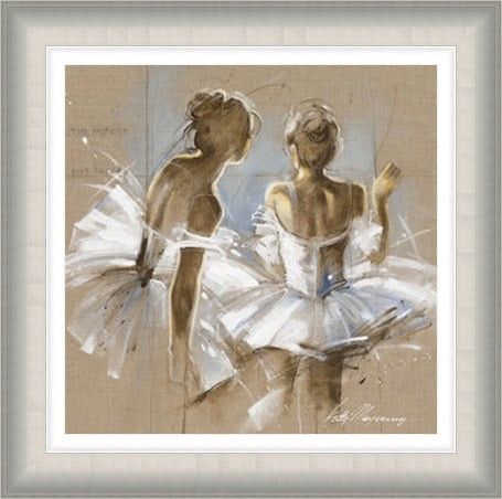 Ballerina White Dress II by Kitty Meijering