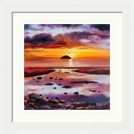 Scarlet Skies Ailsa Craig by Scott McGregor