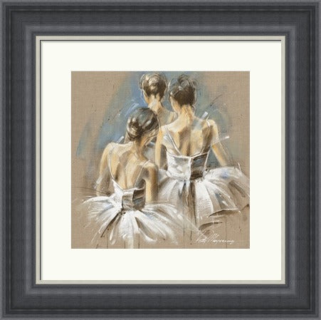 Ballerina White Dress IV by Kitty Meijering