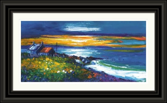 Sunset on a Lewis Shore by Jean Feeney