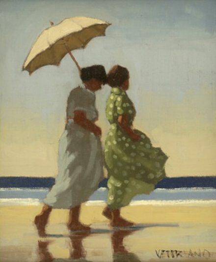 Green and Blue by Jack Vettriano