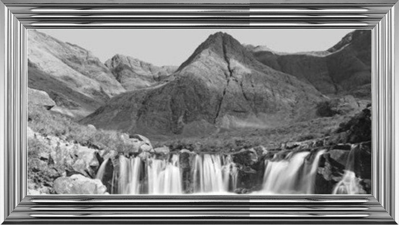 Fairy Pools, Isle of Skye - Black and White