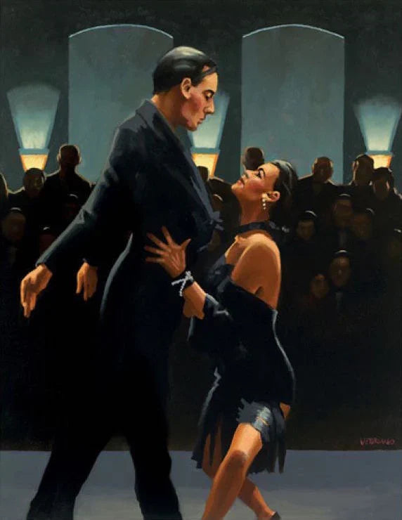 Rumba in Black by Jack Vettriano