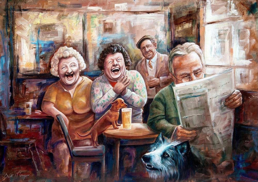 Thirsty Wee Dug by Scott McGregor