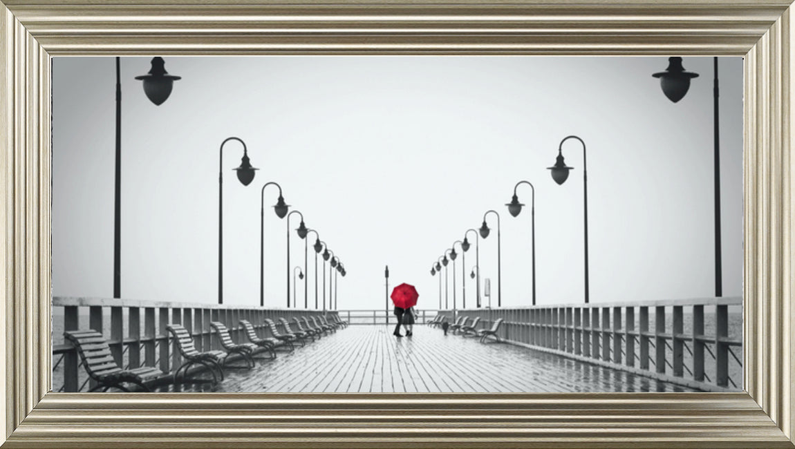 Strolling On The Pier - Red