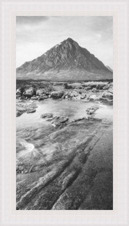 Peaceful Glencoe - Black and White