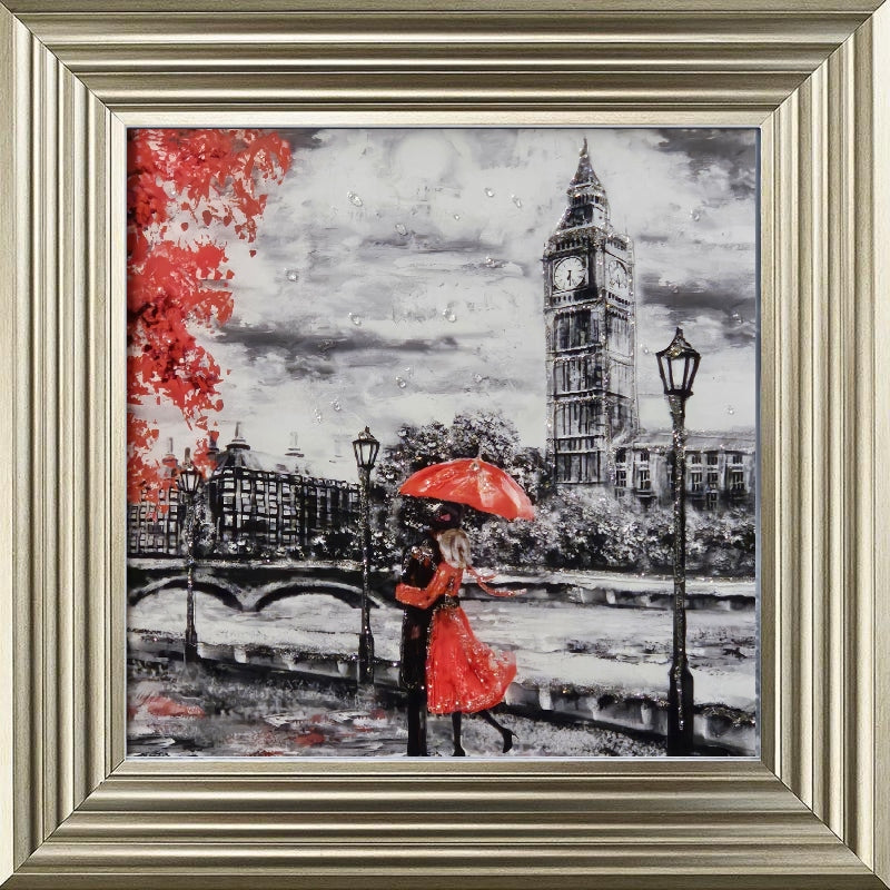 London Blossoms in Red